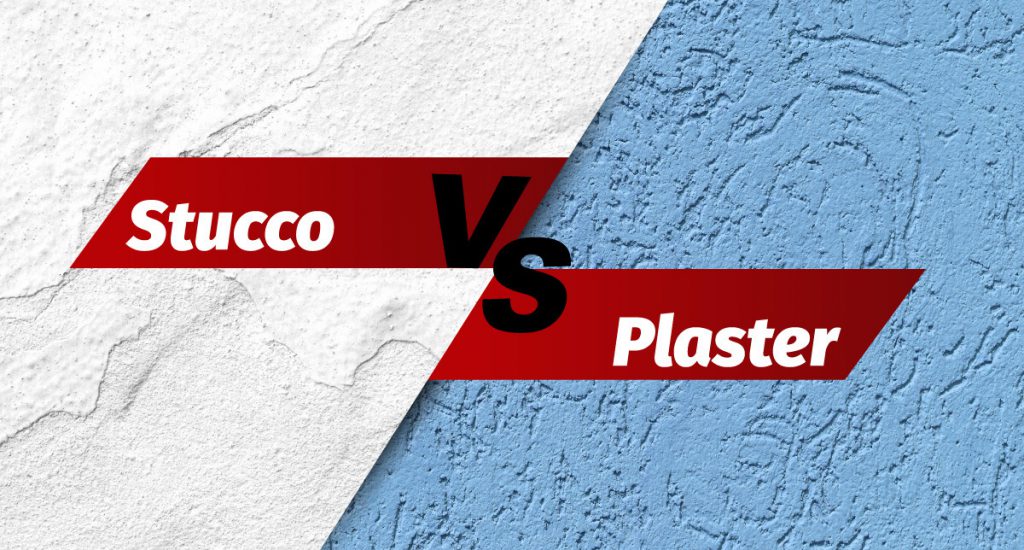 comparison of stucco vs plaster